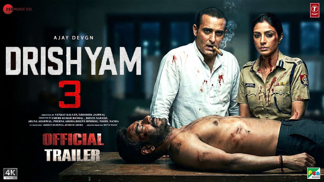 Drishyam 3 - Official Trailer | Ajay Devgn | Akshaye Khanna | Tabu | Abhishek Pathak | In Cinemas