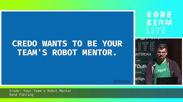 René Föhring - Credo: Your Team’s Robot Mentor | CBL AMSTERDAM 19