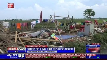 90 Rumah di Bandung Hancur Diterjang Puting Beliung
