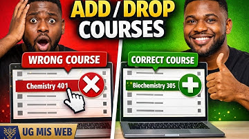 How to Add or Drop a Course on UG MIS Web 2025 (Step-by-Step Guide)