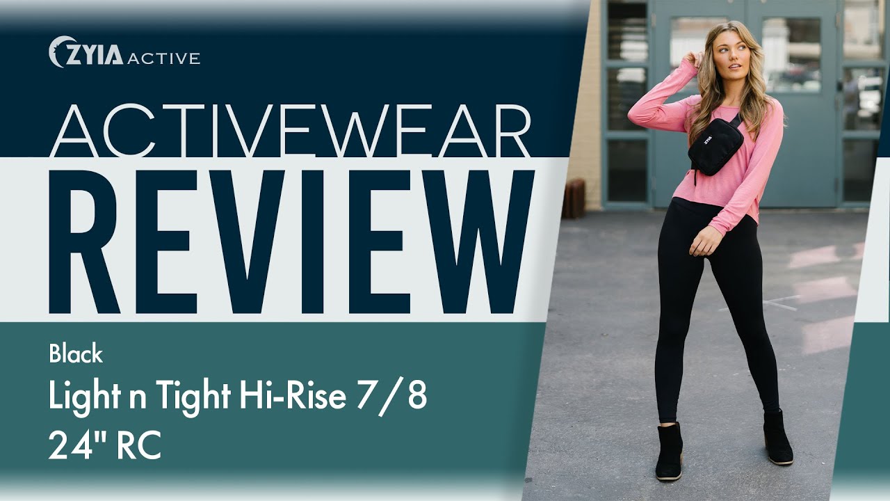 Activewear Review: Black Light n Tight Hi-Rise 7/8 24 RC #4097