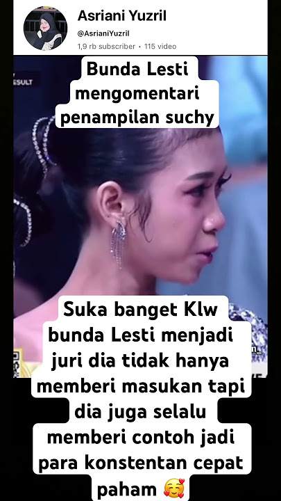 Bunda Lesti mengomentari suchy sekaligus memberikan contoh #da7 #indosiar #suchyda7 #lesti