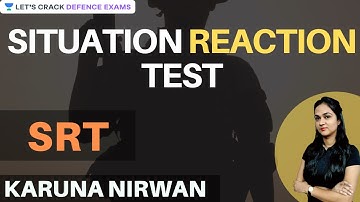 S:1 Situation Reaction Test (SRT) | SSB Interview Tests | Defence Exams 2020/2021
