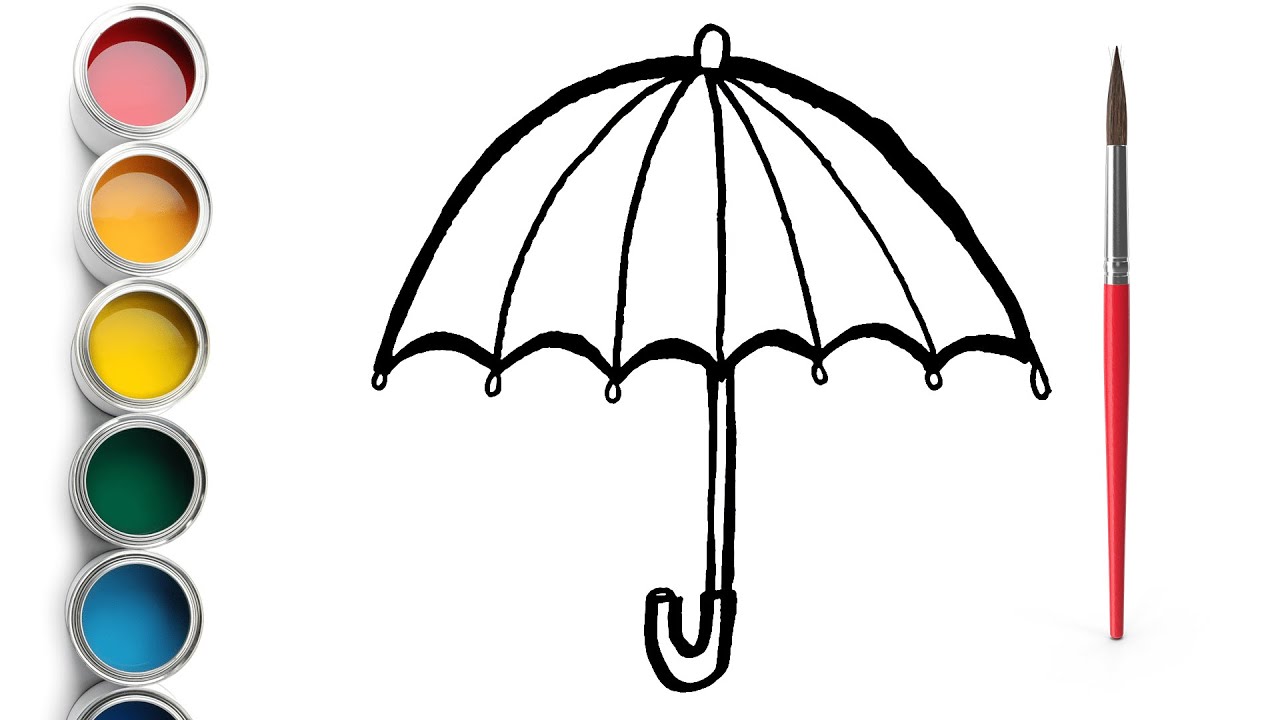 Зонтик и т и. Ручка для зонтика для аппликации. Зонтик контур. Зонтик дорисовать. Растровый рисунок зонт в пэинт.