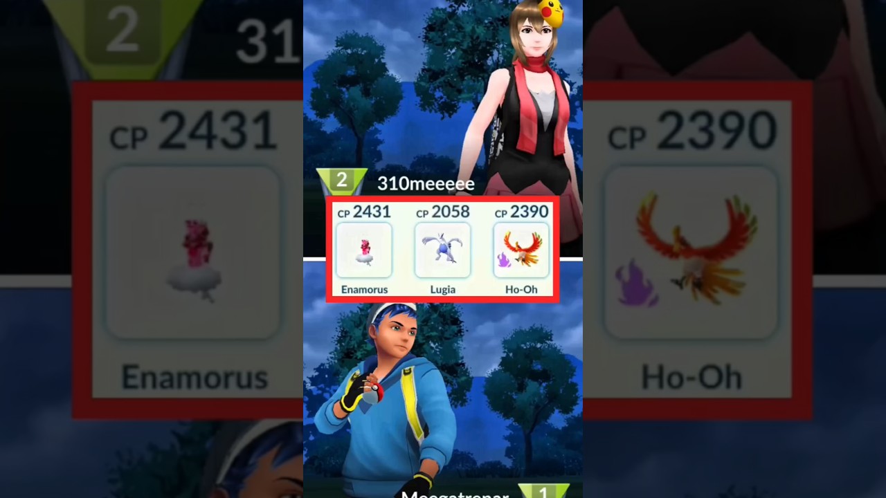 Pokemon Go! Take Over PVP Ultra Leauge Over powered - Enamorus , Lugia , Ho-Oh 🔥 