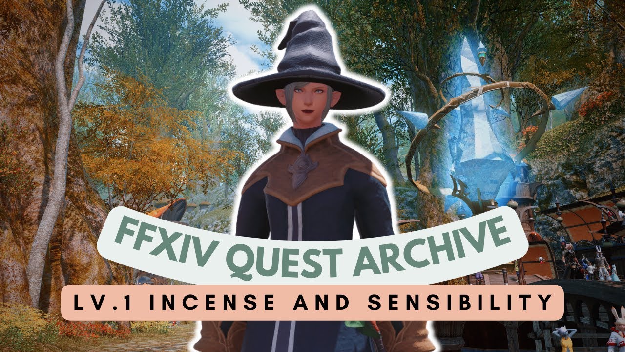 New Gridania Lv.1 Incense and Sensibility No Commentary FFXIV Quest Archive YouTube