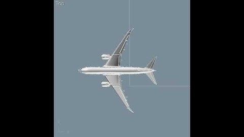 Boeing 787-8 comercial aircraft cad model 3D model from CGTrader.com