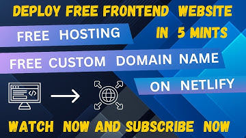 How to Deploy Website on Netlify for Free | Host Your Frontend Site Live in 5 Minutes