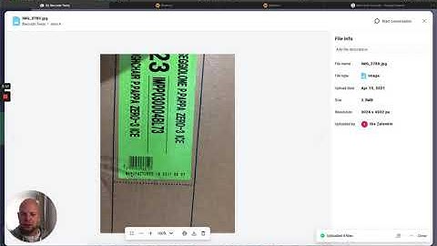 Detecting a barcode and writing it to monday.com field with Bitskout.
