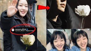 THE AGENCY OF LEE MIN HO POSTED GOOD NEWS SHOWING LEE MIN HO HOLDING KIM GO EUN'S FAVORITE FLOWER!