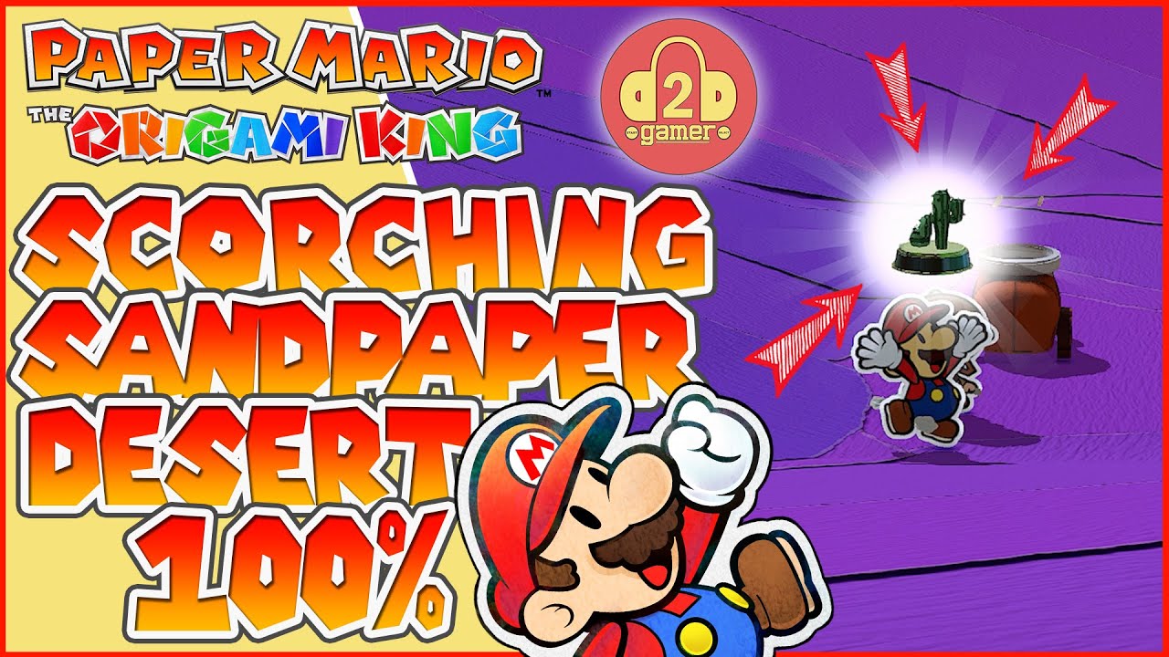 Scorching Sandpaper Desert 100 ALL COLLECTIBLES WALKTHROUGH Paper