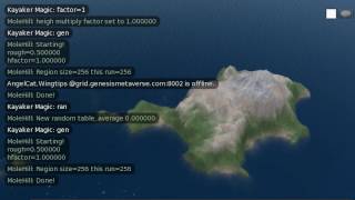 Fractal Terrain for Open Simulator