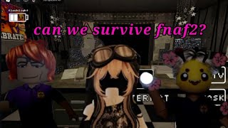 Can we survive Five Nights At Freddy's 2? // Roblox FNAF COOP // Collab - Valerie and Vinnie