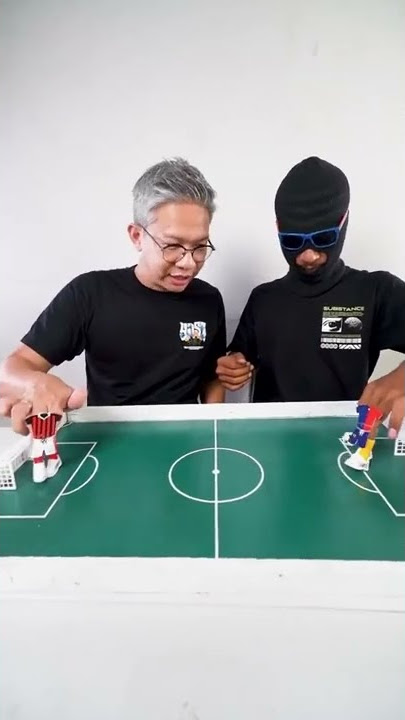 MAIN SEPAK BOLA PAKAI JARI TANGAN LAWAN BANDIT!!