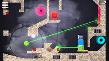 Laserbreak 2 - Level 41, 42 and 43 (Collecting all Coins) playthrough / walkthrough / solution