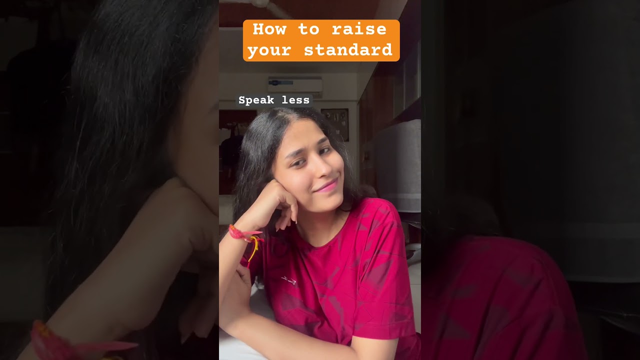 How to raise your standards 