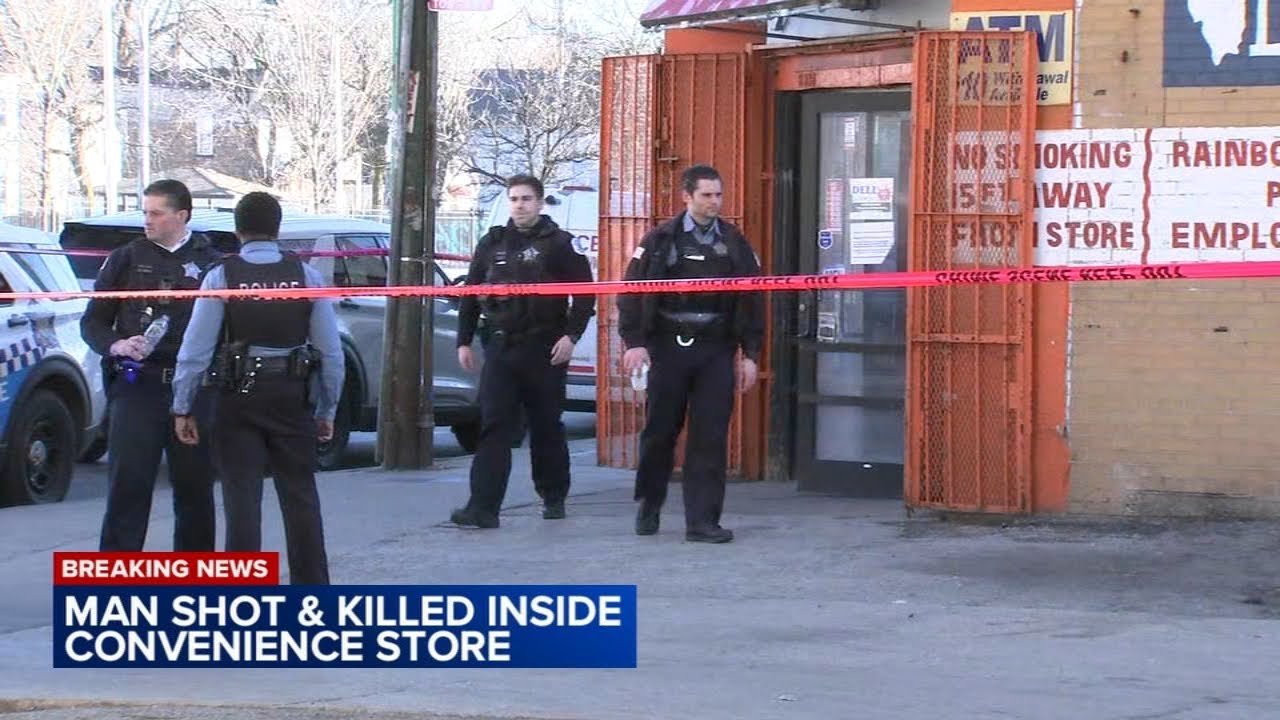 Man shot to death inside Chicago convenience store, police say - YouTube