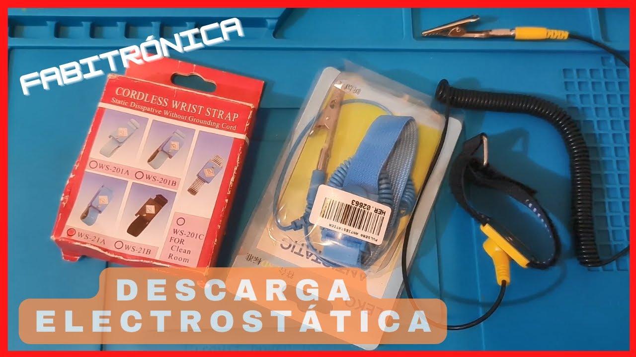PULSERA ANTIESTÁTICA herramienta fundamental en el taller de todo