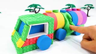DIY - Building The Most Creative Jungle House From Kinetic Sand, Mad Mattr, Slime | JF eries