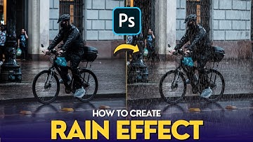 How To Create Rain Effect Method 2 in Adobe Photoshop | Quick Tutorial #photoshop #tutorial
