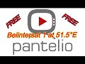 Пакет каналов Pantelio начал  бесплатное вещание со спутника Belintersat 1 с 51.5°E .