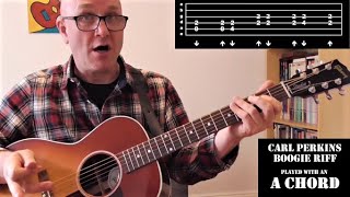 Video thumbnail of "Tutorial #7 - Rockabilly Boogie Guitar - Carl Perkins Style - part 2 - Jez Quayle"