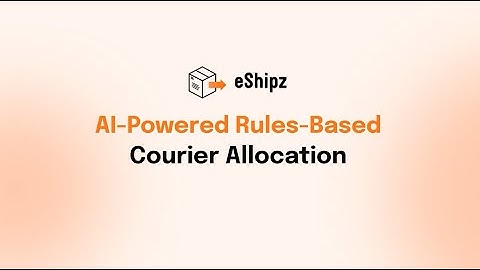 Smart Courier Allocation for Seamless Deliveries - Powered by AI