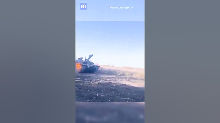 Terrified Russian soldiers flee on BURNING T90 tank after being hit by FPV drones