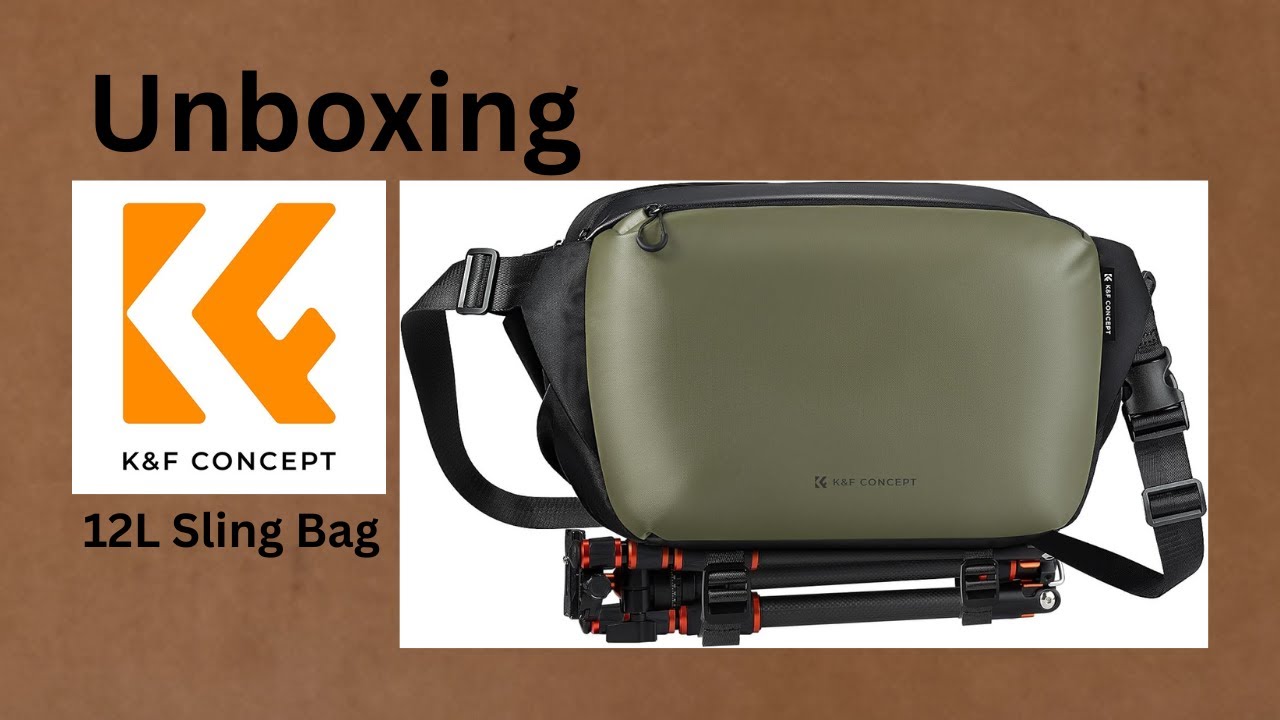 Unboxing K&F Concept 2 in 1 Sling Bag 12L #unboxing #unboxingvideo #camerabag