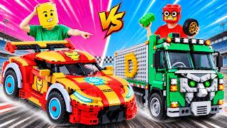 LEGO Battle: IRON MAN Car vs DOCTOR DOOM Truck - Ultimate Showdown!| KL Bricks