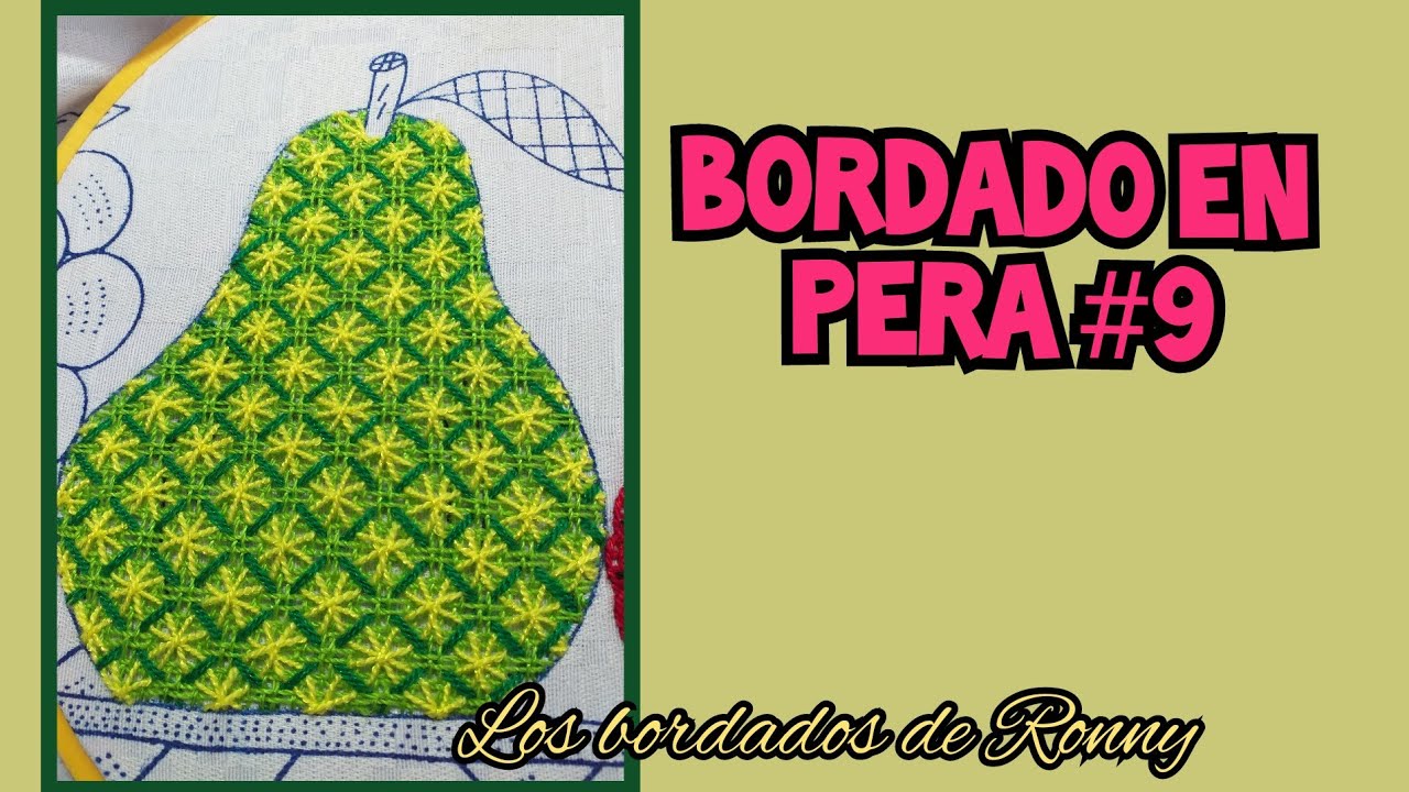 Bordado en pera #9