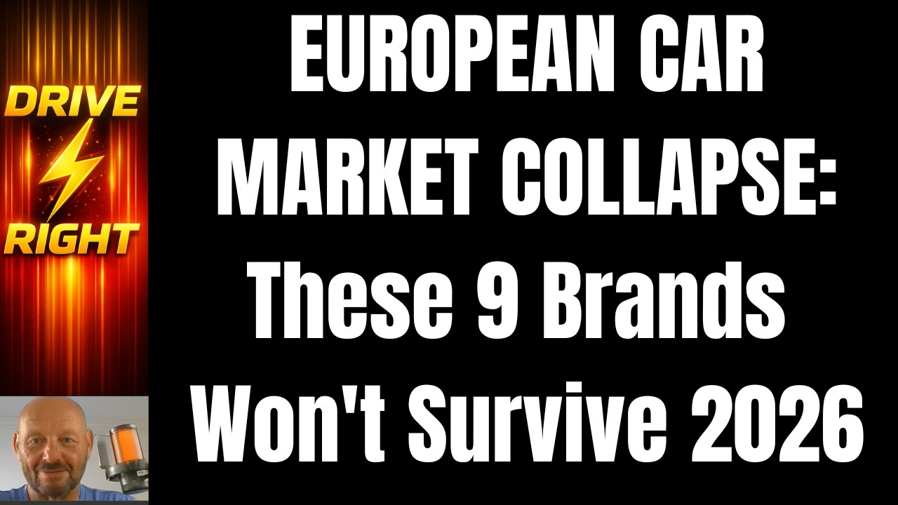 Крах европейского автомобильного рынка: эти 9 брендов не переживут 2026 год.
