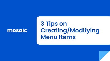 3 Tips on Adding or Editing Menu Items