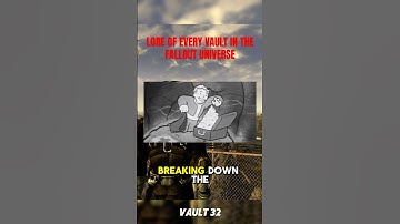 Did you know about this fallout vault? #fallout #falloutlore #fallouttvshow #fallout4 #fallout3