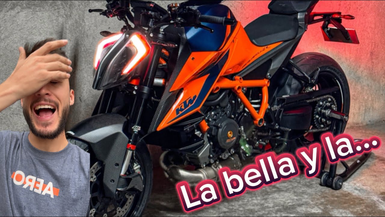 Mi nuevo juguete 😍 KTM 1290 SuperDuke R  Nooo lo puedo creer 😱