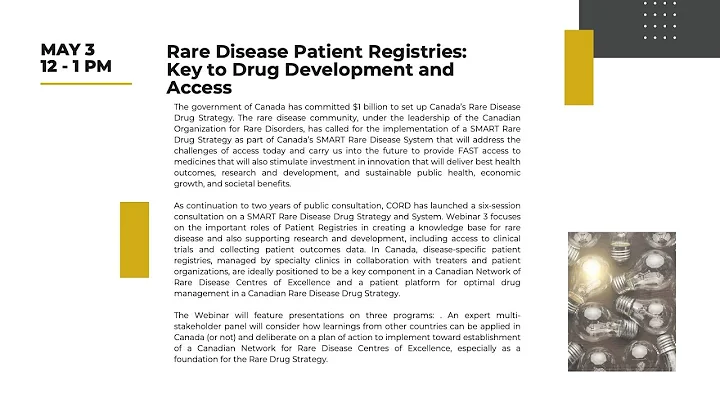 Rare Disease Patient Registries: Key to Drug Development and Access