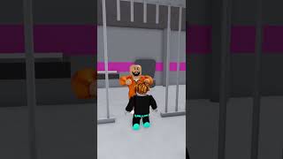 Bacon in POLICE GIRL PRISON RUN #roblox #shorts