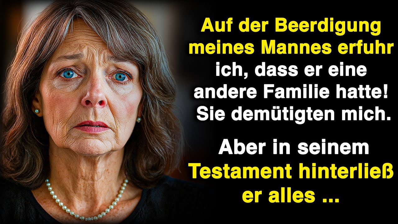 Bei der Beerdigung erfuhr ich von seiner Zweitfamilie – doch sein Erbe ging an...