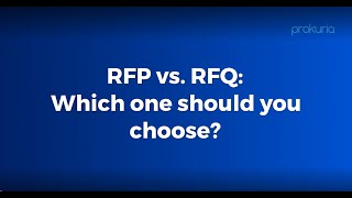 RFP vs. RFQ: Which one should you choose?
