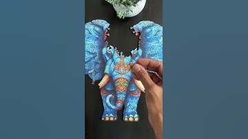 You guessed it  It’s an elephant 🤩🤩🤩 #puzzles #animals #shorts