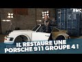 Il restaure une porsche 911 groupe 4 