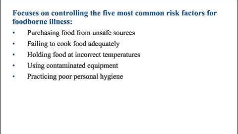 ServSafe Ch 8 Part 1