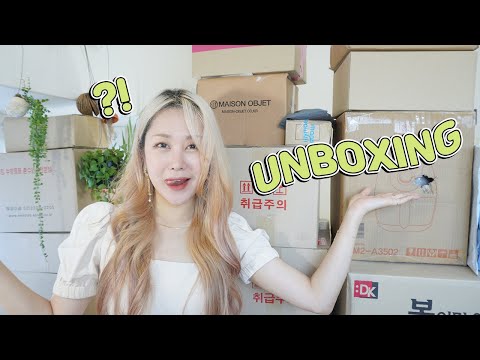 온갖 깜쮝이 주방, 생활 용품 택배 잔뜩 뜯다가 멘붕 옴📦❣️