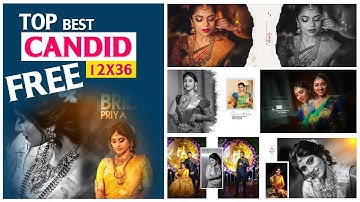 Trending Candid Album free download design pre wedding psd files 12x36 new album design 2025
