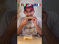 Sandwich muckbang from different countries #muckbang #asmr #flag #country