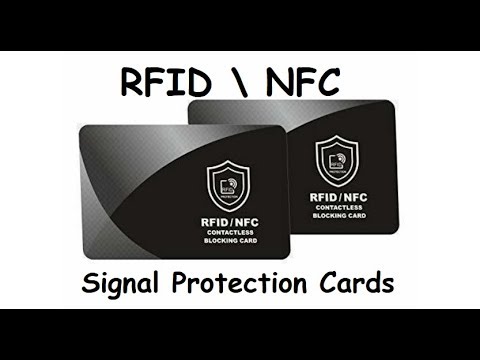 Signal Guard Card RFID / NFC Signal Protection Cards - YouTube