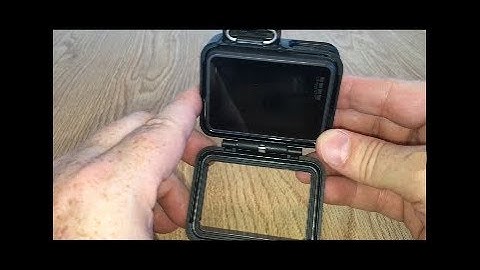 How to remove a gopro from its case