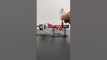 Rotational to horizontal motion #lego #legotechnic #mechanicalprinciples #asmr