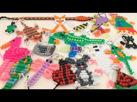 Bead Animal Keychains 