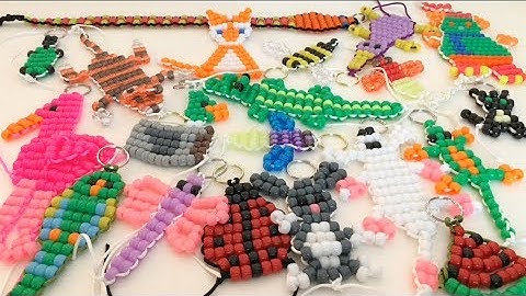 Bead Animal Keychains